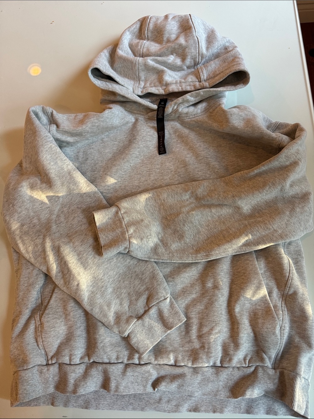 lululemon athletica Heather Gray Pullover Hoodie